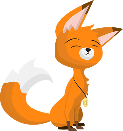 Happy fox